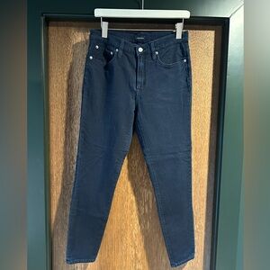 J. Crew size 30 9” High Rise Toothpick Jeans